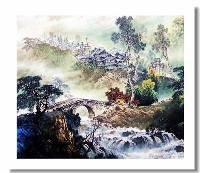 柳恒金国画山水作品