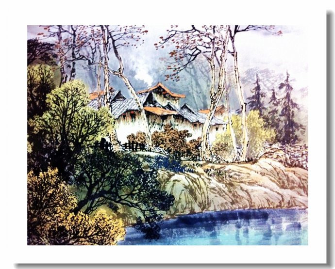柳恒金国画山水作品