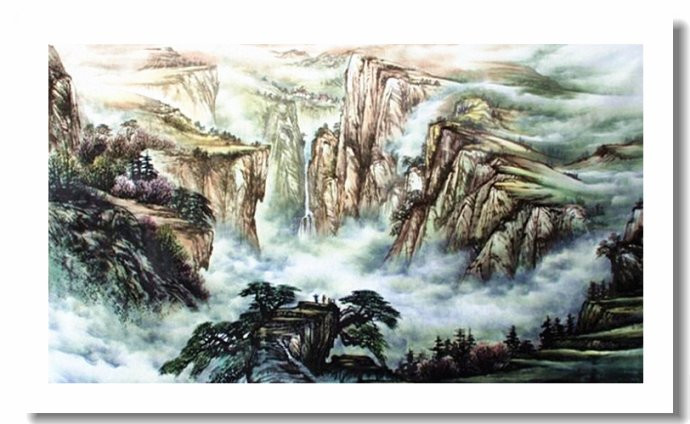 柳恒金国画山水作品
