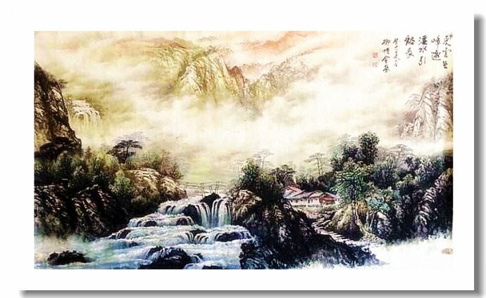 柳恒金国画山水作品