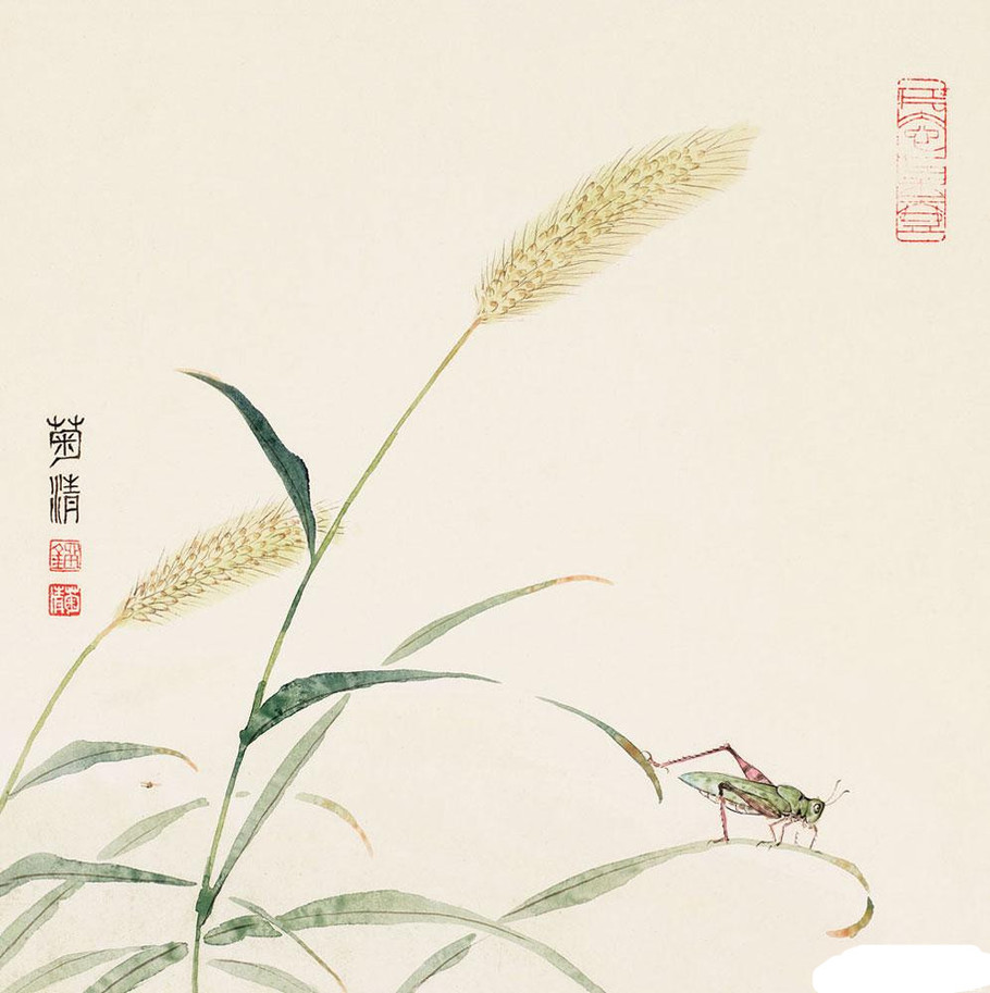 刘菊清国画花鸟作品