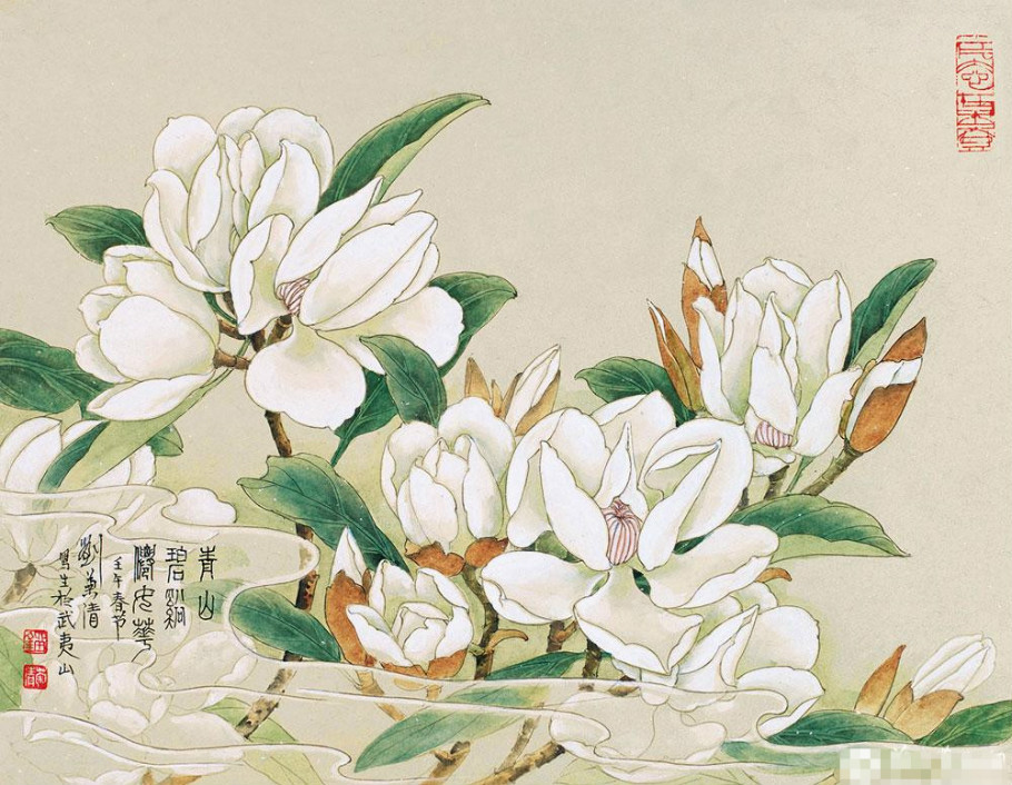 刘菊清国画花鸟作品