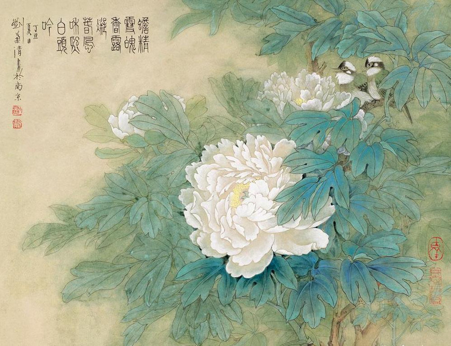刘菊清国画花鸟作品