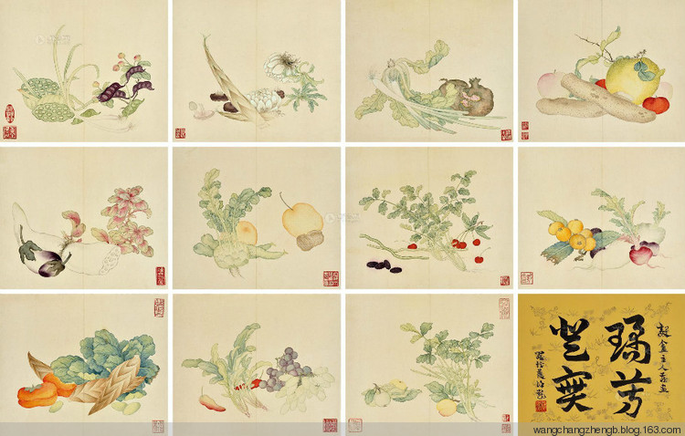 汪承霈国画花鸟作品