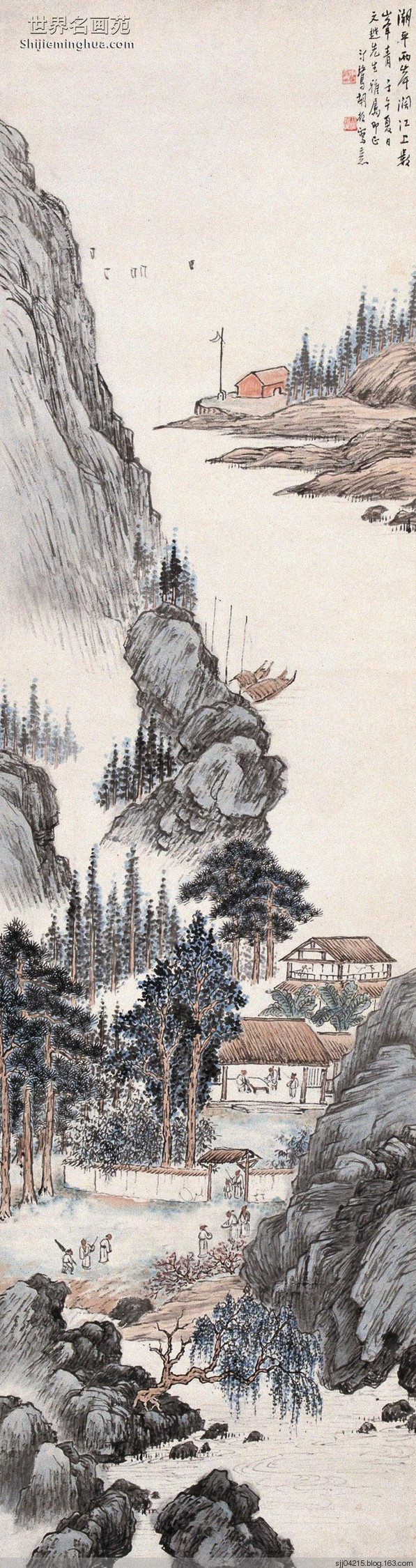 胡汀鹭国画作品