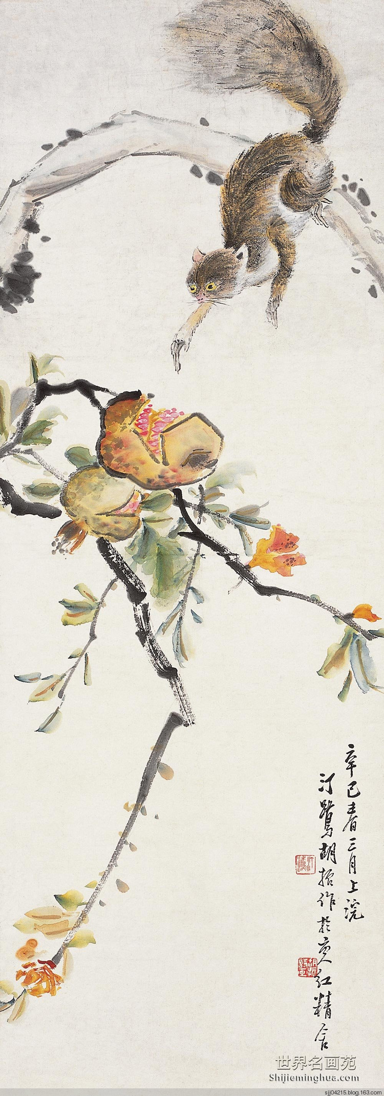 胡汀鹭国画作品