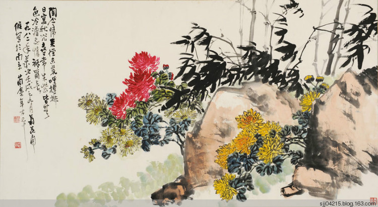 曹简楼国画花卉作品（二）