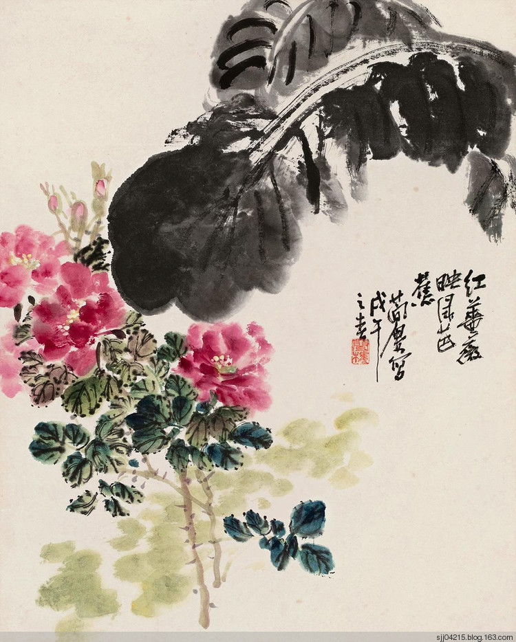 曹简楼国画花卉作品（二）
