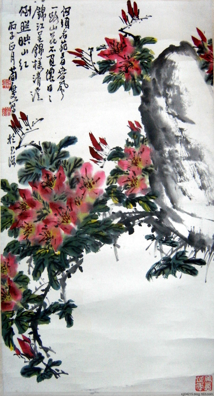 曹简楼国画花卉作品（二）