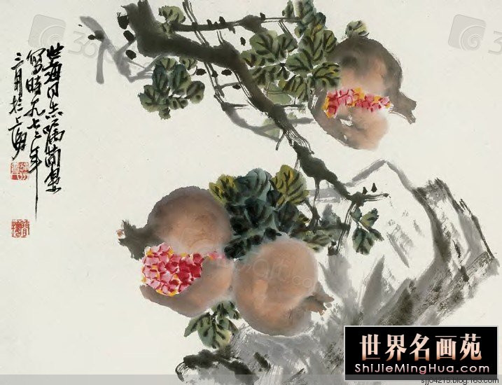 曹简楼国画花卉作品（二）