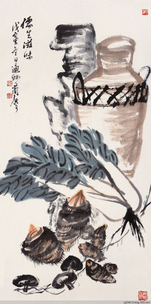 曹简楼国画花卉作品（二）