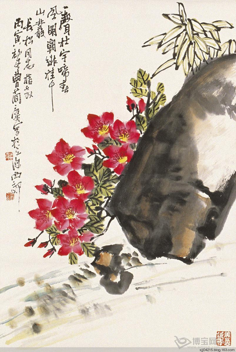 曹简楼国画花卉作品（二）