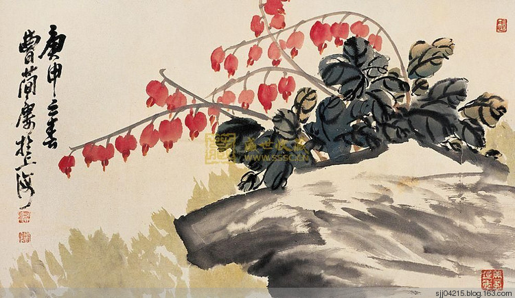 曹简楼国画花卉作品（二）