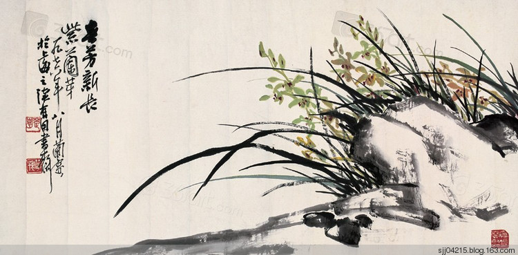 曹简楼国画花卉作品（二）