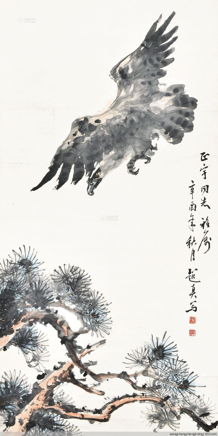 彭友善国画花鸟作品
