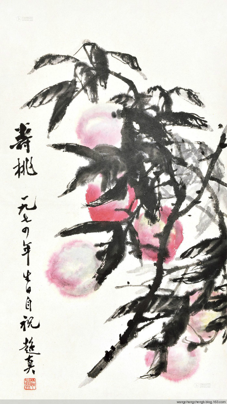 彭友善国画花鸟作品