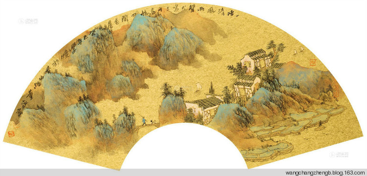 方学晓国画山水作品