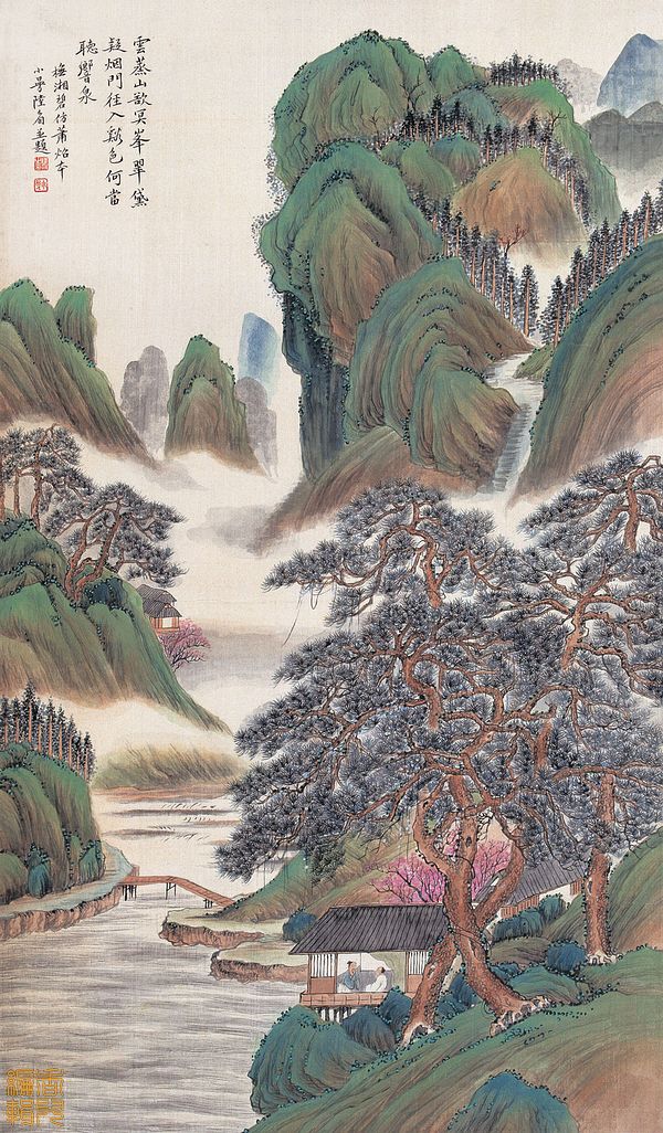 陆小曼国画作品