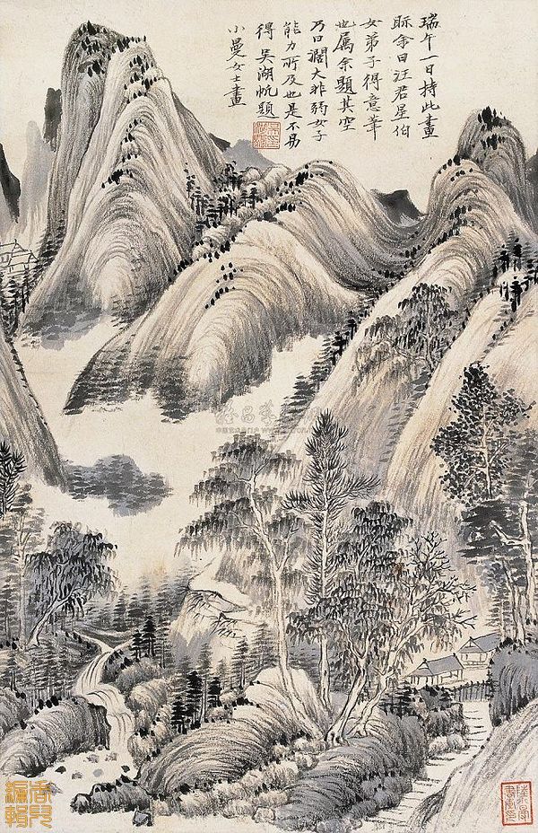 陆小曼国画作品