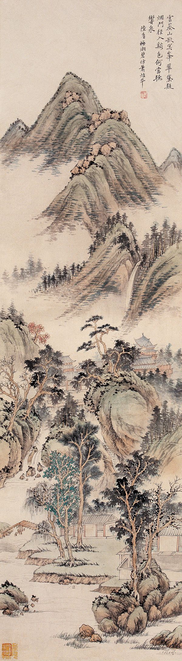陆小曼国画作品