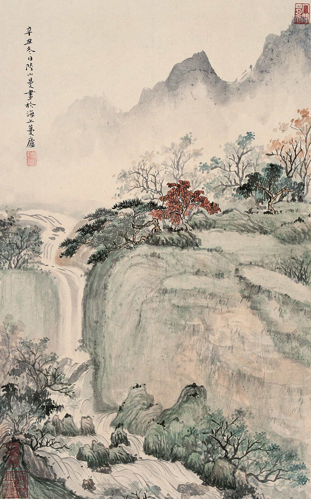 陆小曼国画作品