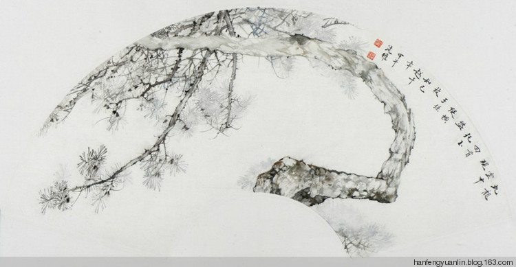 范权国画山水作品