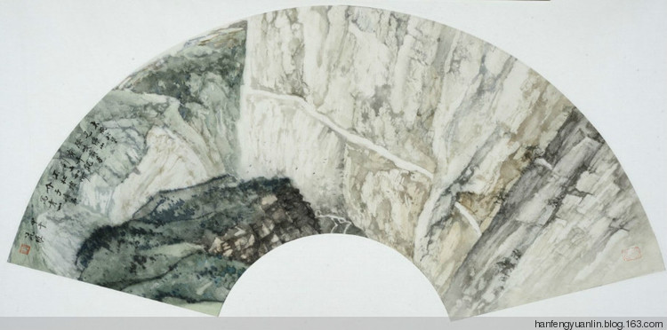 范权国画山水作品