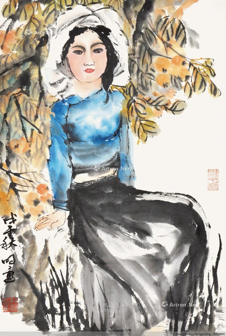 王明明国画人物作品