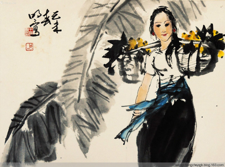 王明明国画人物作品