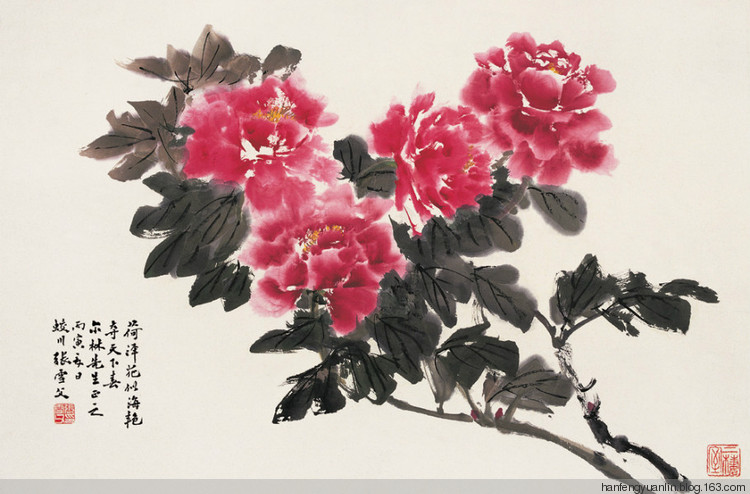 张雪父国画作品