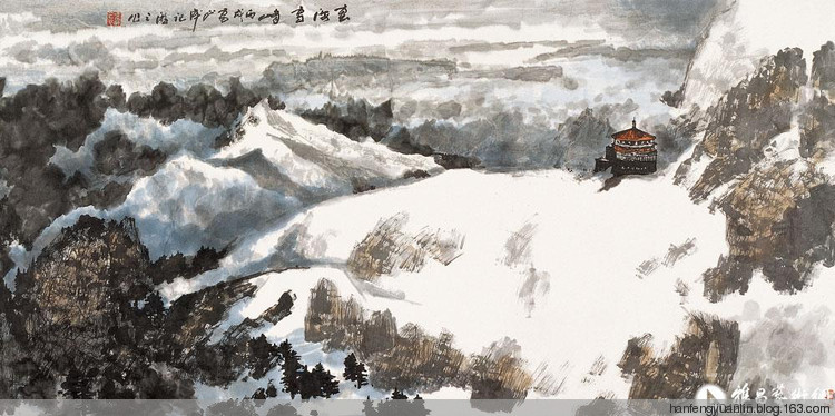 雷正民国画山水作品（二）