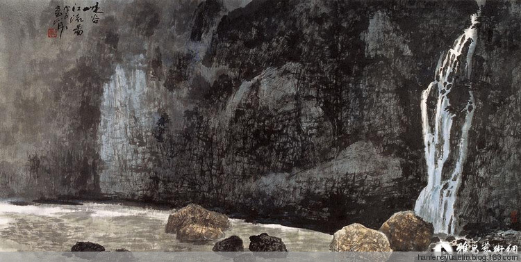 雷正民国画山水作品（二）