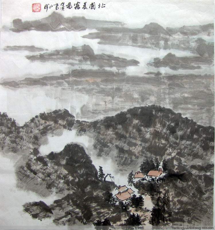 雷正民国画山水作品（一）