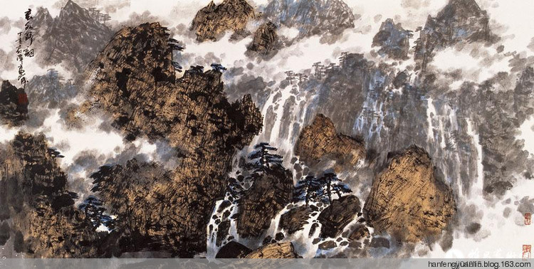 雷正民国画山水作品（一）