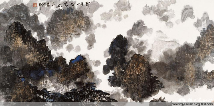 雷正民国画山水作品（一）
