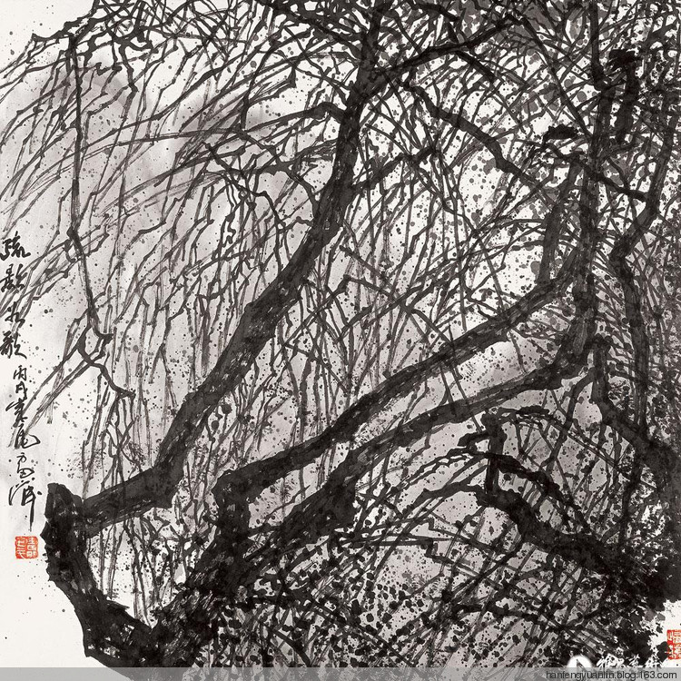 雷正民国画山水作品（一）