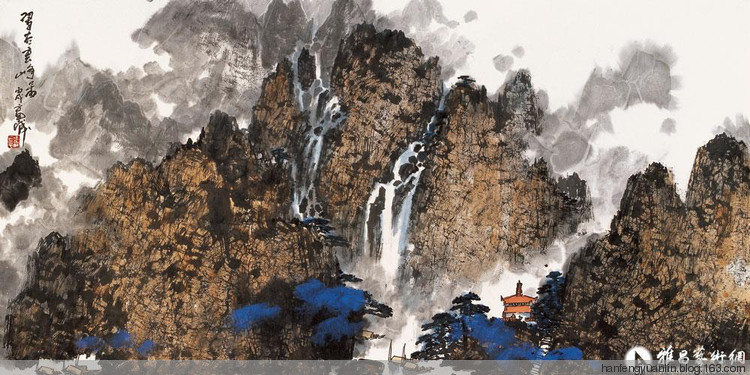 雷正民国画山水作品（一）