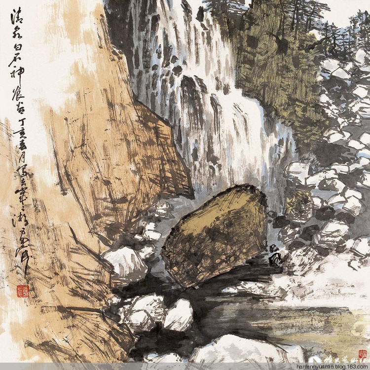 雷正民国画山水作品（一）