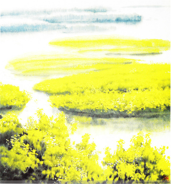 孙文松国画山水作品