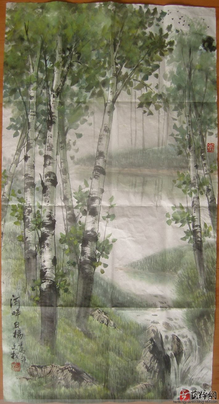 孙文松国画山水作品