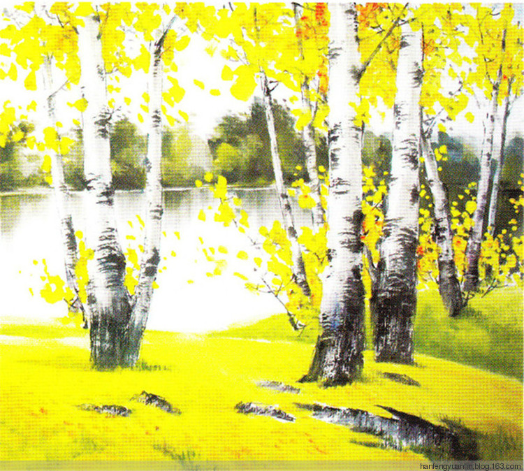 孙文松国画山水作品