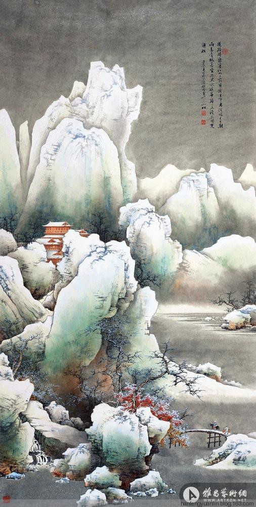 苏小松国画山水作品（二）