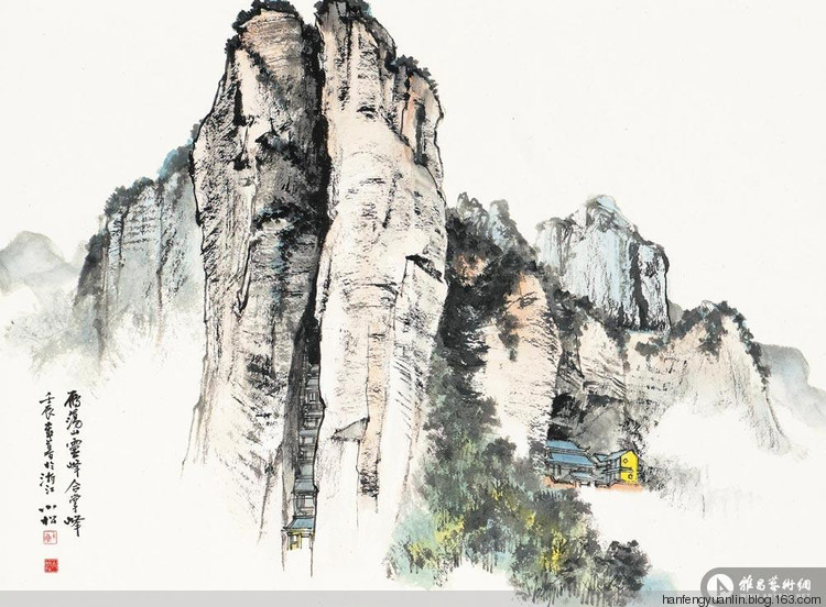 苏小松国画山水作品（一）