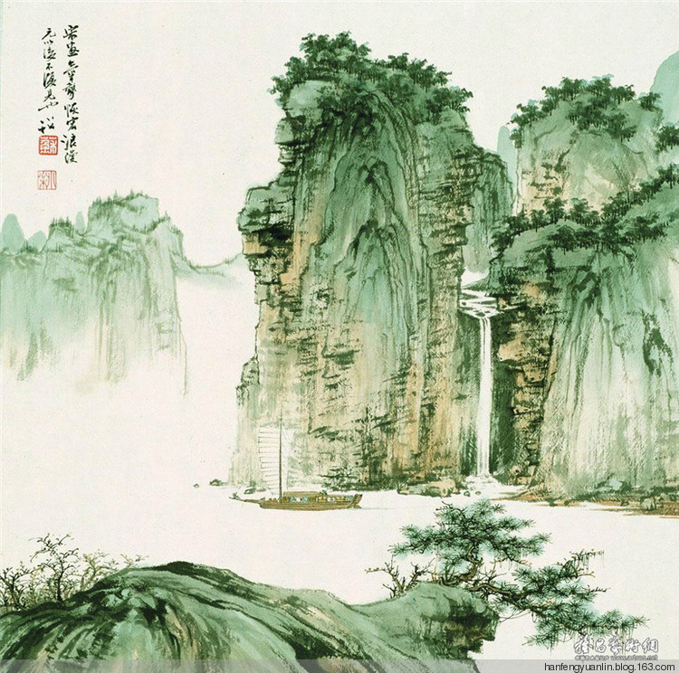 苏小松国画山水作品（一）