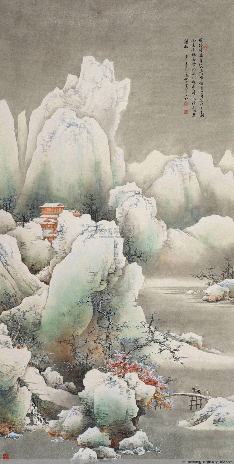 苏小松国画山水作品（一）