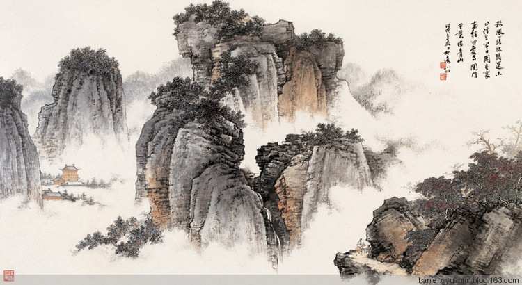 苏小松国画山水作品（一）