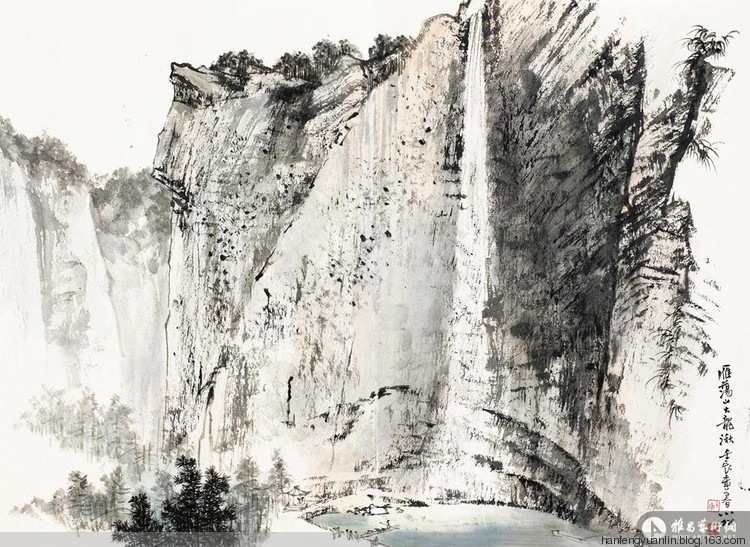 苏小松国画山水作品（一）