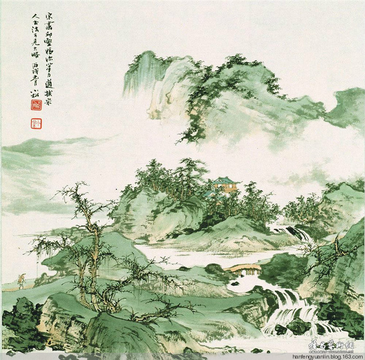 苏小松国画山水作品（一）