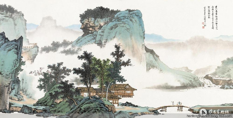 苏小松国画山水作品（一）
