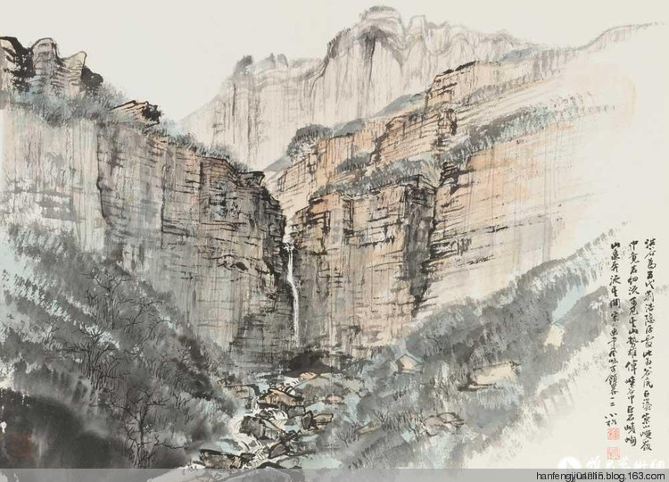 苏小松国画山水作品（一）